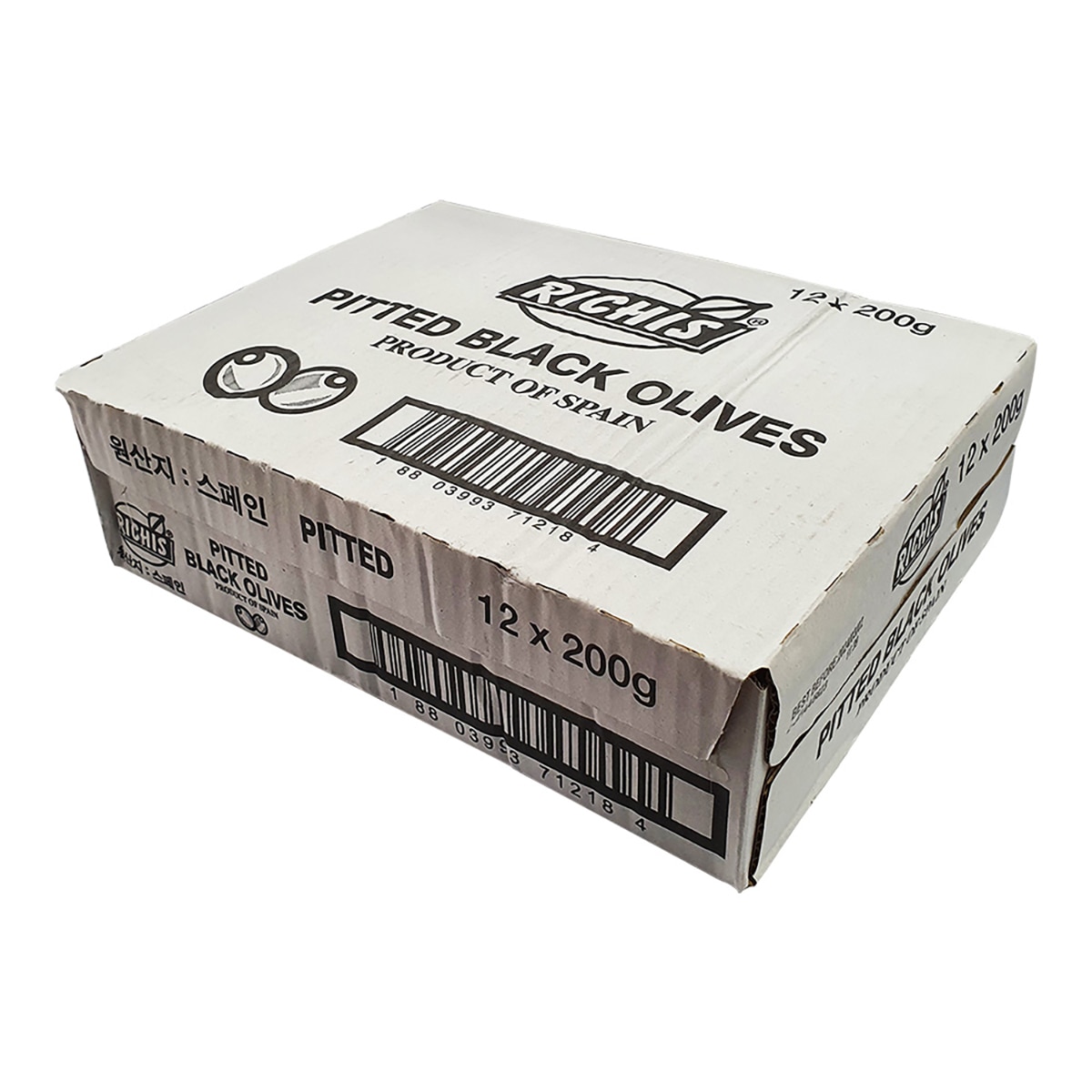 리치스 블랙 올리브 200g x 12 리치스 블랙 올리브 200g x 12