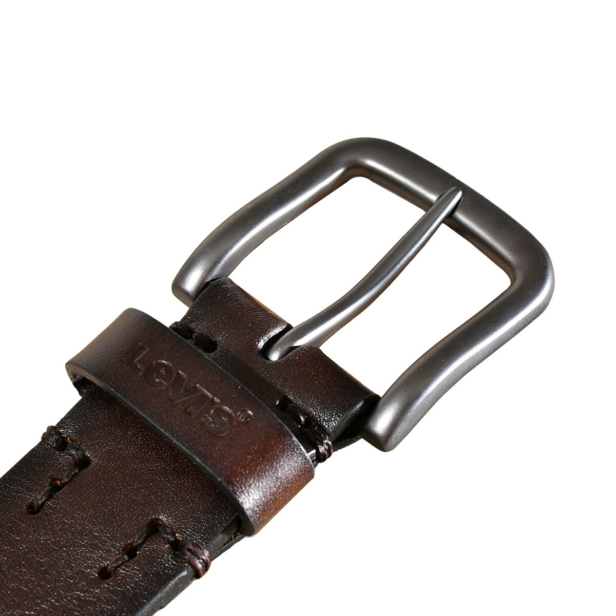 리바이스 남성 소가죽 벨트 - 브라운, 38(105cm)