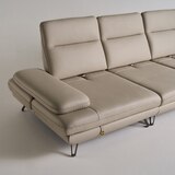 다우닝 모아나 스윙 전체 천연가죽 소파 4인