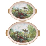 내셔널헤리티지 명화 쟁반 세트 2P - 모네 정원 내셔널헤리티지 명화 쟁반 세트 2P - 모네 정원