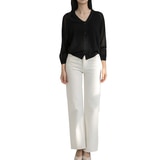 보니스팍스 여성 래글런 니트 가디건 - 블랙