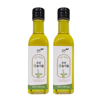 청화농산국산생들기름200ml x 2