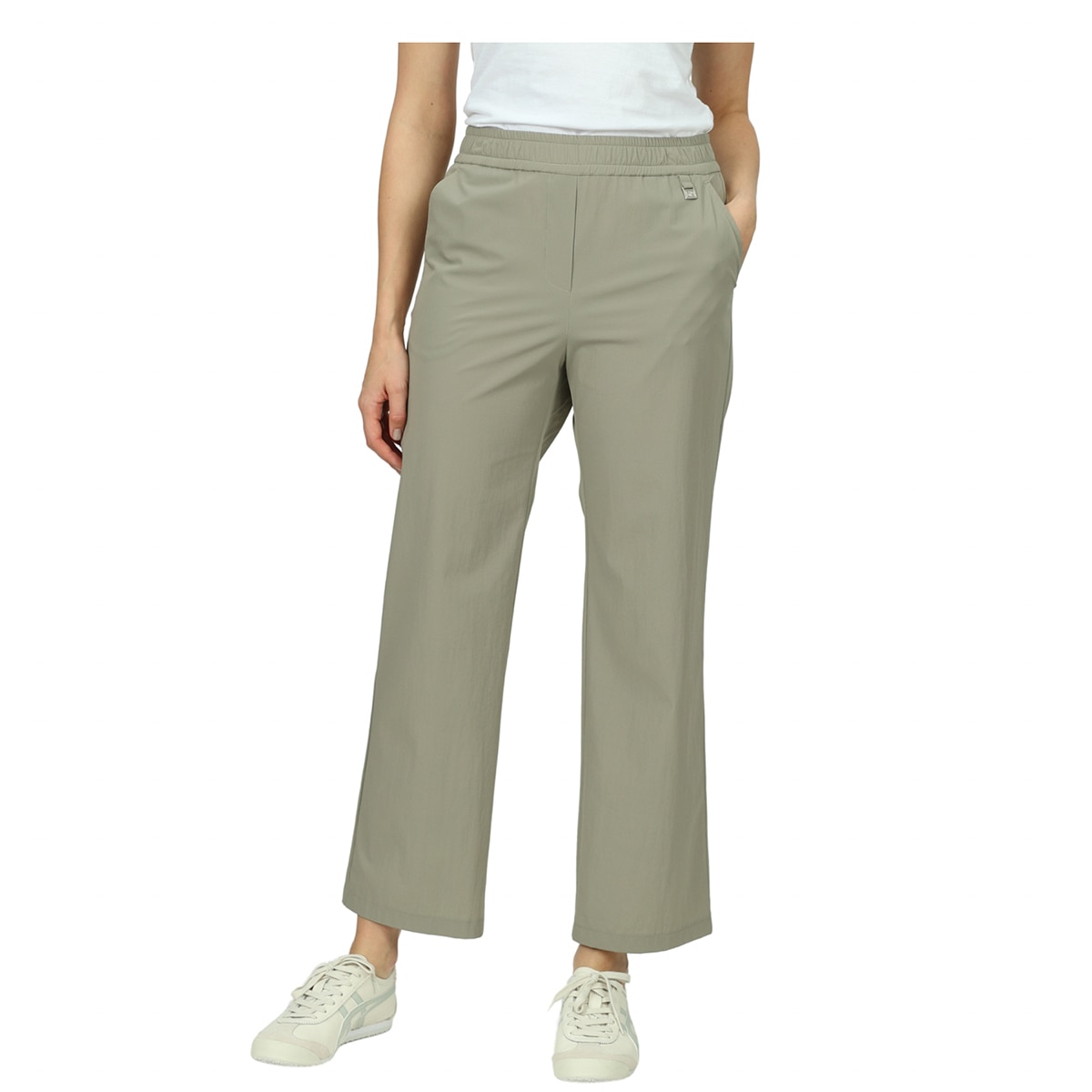 안지크 여성 와이드 밴딩 팬츠