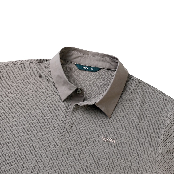 네파 남성 우븐 폴로티 - 샌드쉘