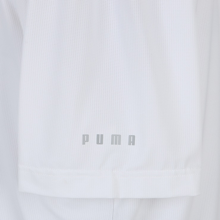 푸마 남성 반소매 러닝 티셔츠 - 화이트, XL