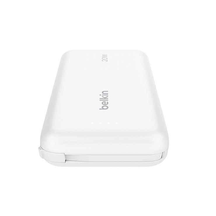 벨킨 C 타입 케이블 일체형 20W 10000mAh 보조배터리 - 화이트 벨킨 C 타입 케이블 일체형 20W 10000mAh 보조배터리 - 화이트