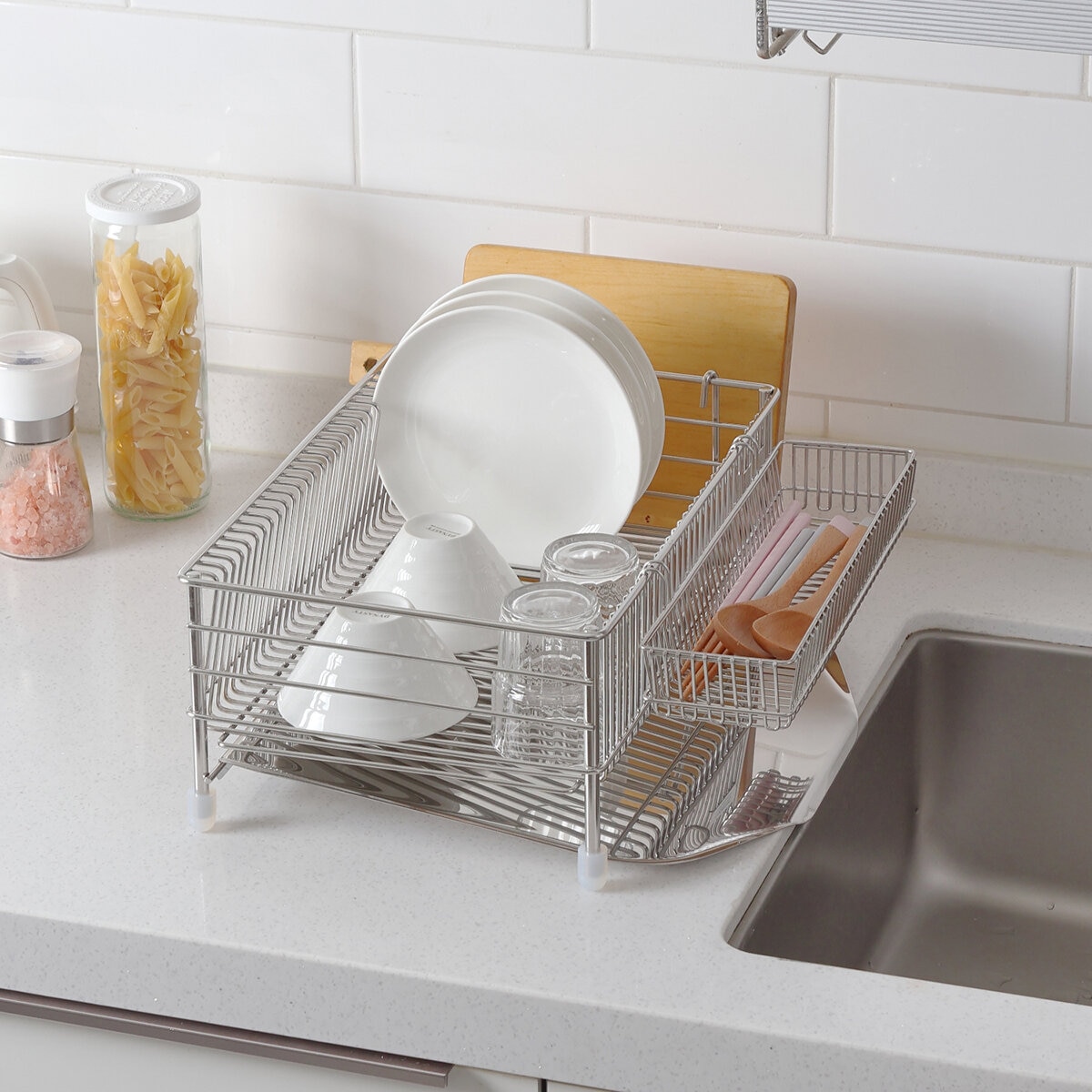 쿡에버 소형 1단 식기 건조대 쿡에버 소형 1단 식기 건조대