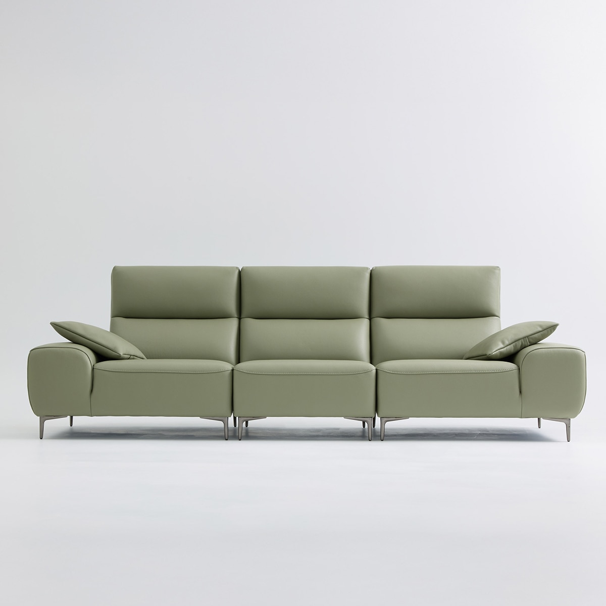 UND NA17 전체 천연 이태리 슈렁큰통가죽 4 인 소파