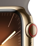Apple Watch S9 41mm GPS+Cell GLD/CLY 스포츠 밴드 - S/M