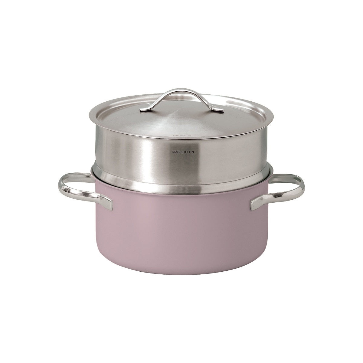 에델코첸 통 3중 냄비 20cm (찜기 포함) - 인디핑크 에델코첸 통 3중 냄비 20cm (찜기 포함) - 인디핑크