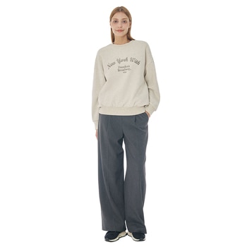 비지트 인 뉴욕 여성 플리스 스웨트셔츠