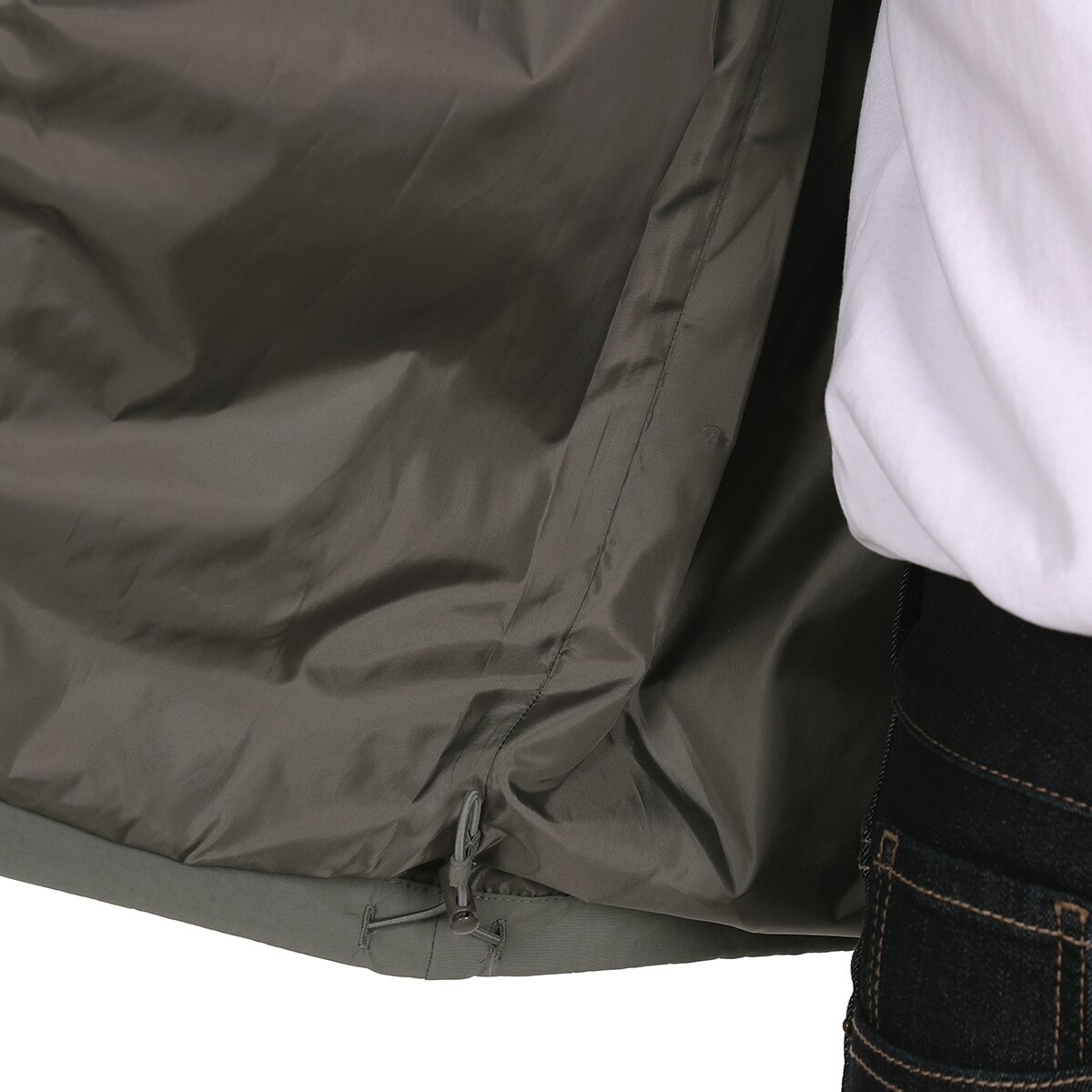 게스 남성 라이트 재킷 - 카키, XL