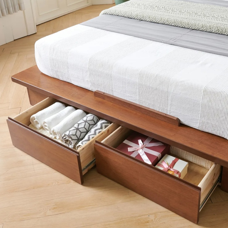 웨일슬립 루체 원목 침대프레임 - 라지킹