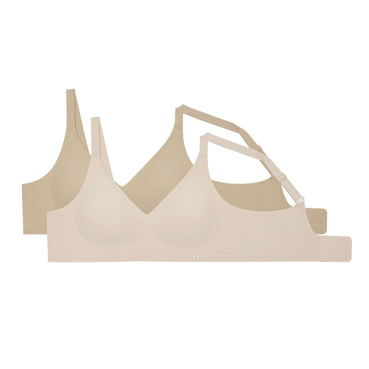 엘르 여성 젤리 노와이어 브라 - 라이트베이지/베이지, S
