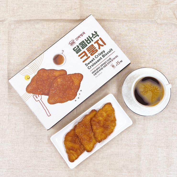 신라명과 달콤바삭 크룽지 25g x 15입
