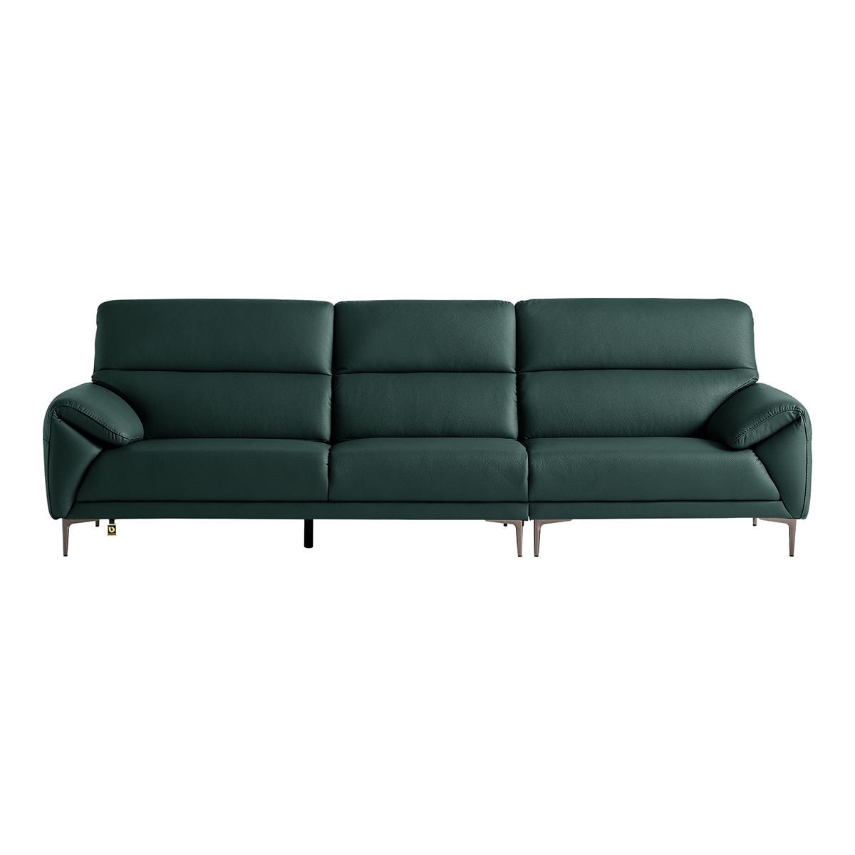 다우닝 데이지 전체 천연가죽 소파 4인