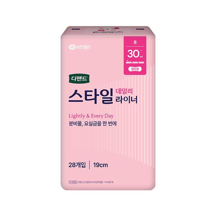 디펜드 스타일 라이너 무향 롱 28개 x 4팩
