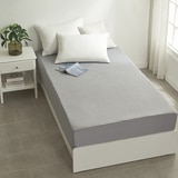 루마인 홈 순면 방수 매트리스 커버 - 싱글, 그레이