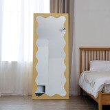 끌리마 물결 강화필름 비산방지 전신 거울 700 - 옐로우