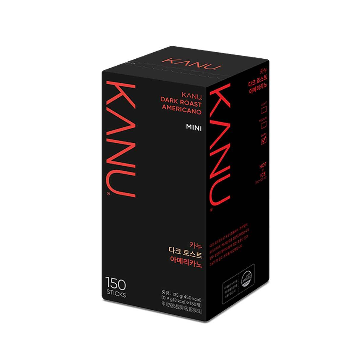 카누 미니 다크 로스트 커피 0.9g x 150스틱