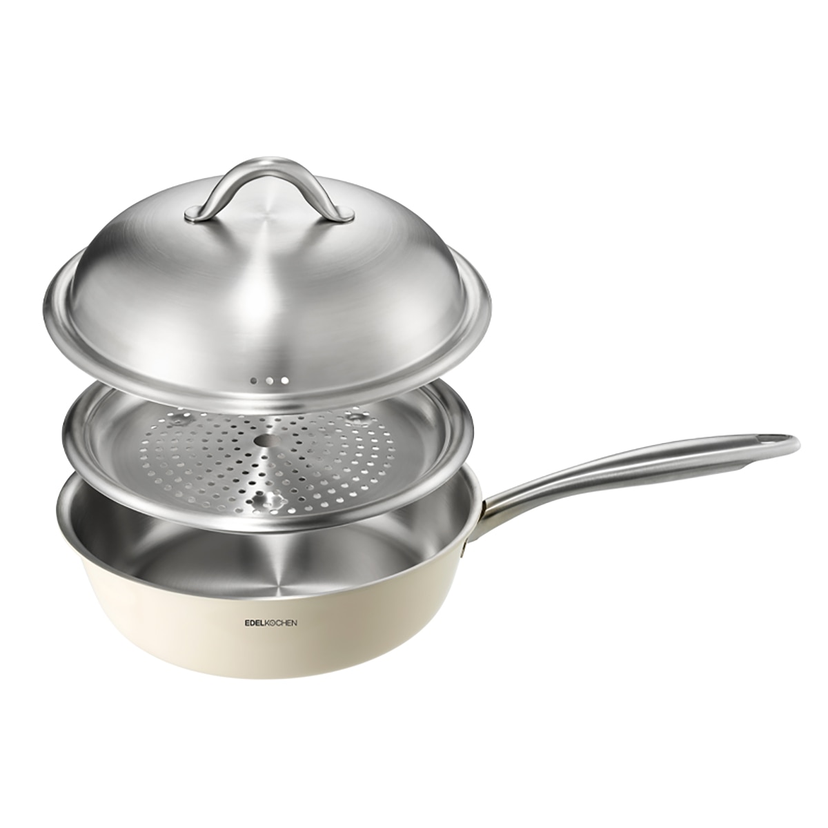 에델코첸 통 3중 멀티 웍팬24cm (찜판 포함)