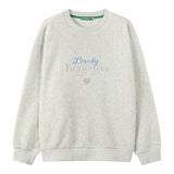 베네통 키즈 긴소매 벨로아 크루