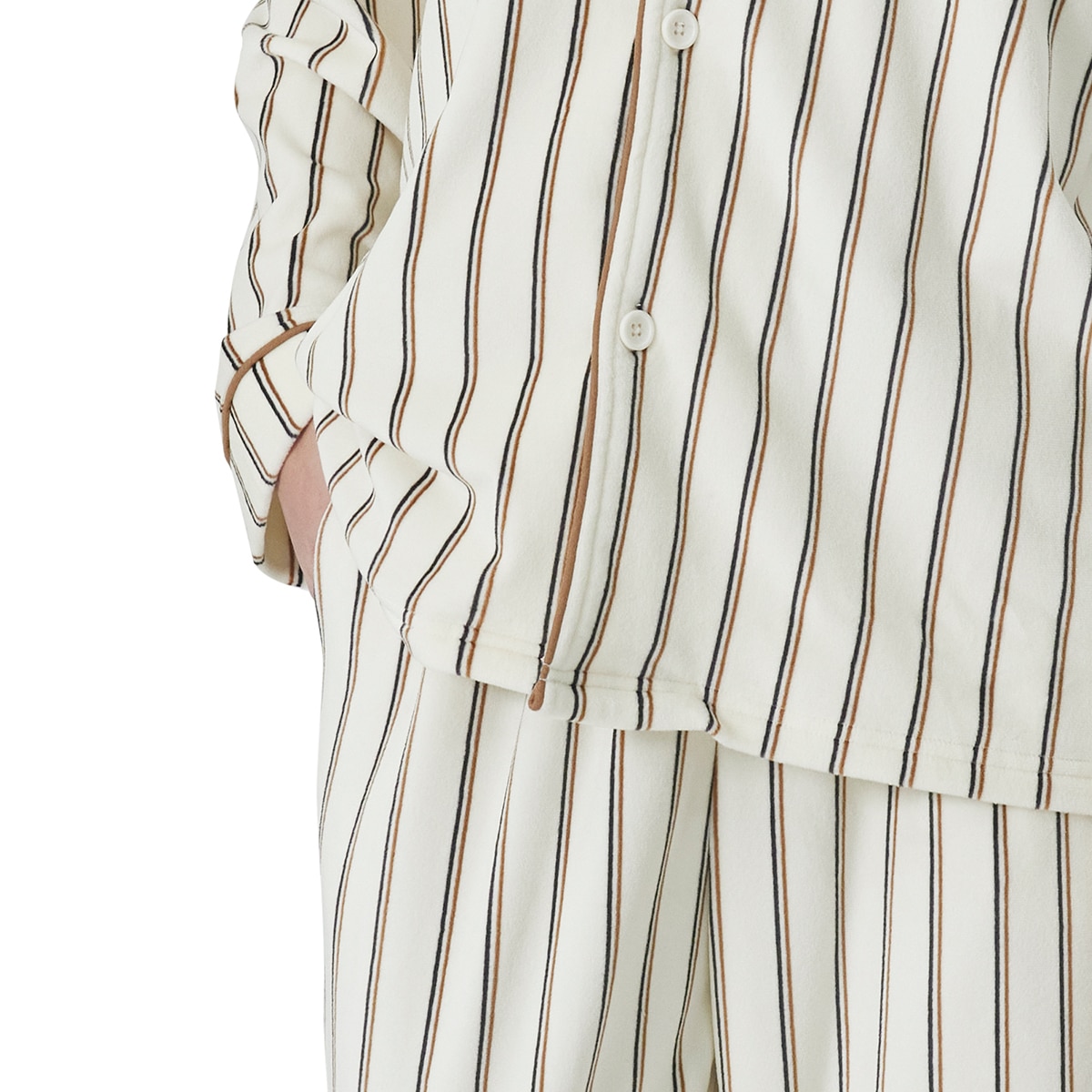 코데즈 컴바인 여성 파자마 세트 - 아이보리, S 코데즈 컴바인 여성 파자마 세트 - 아이보리, S