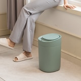 다룸 젤리빈 전동 센서 쓰레기통 15L - 아보카도 그린