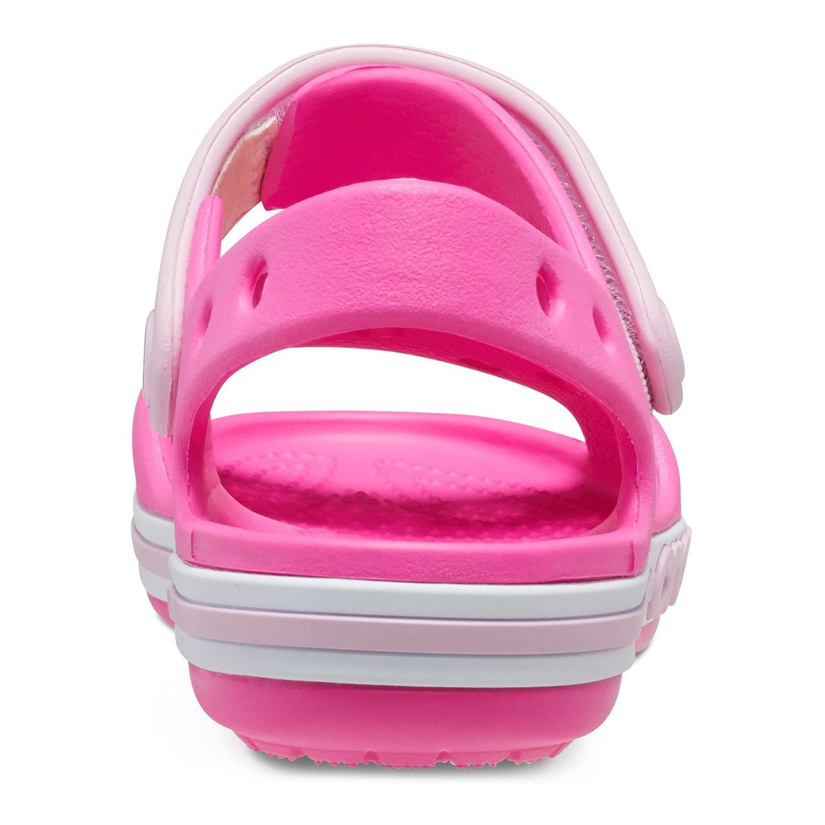크록스 아동 바야밴드 샌들 - 일렉트릭 핑크, J3(220mm)