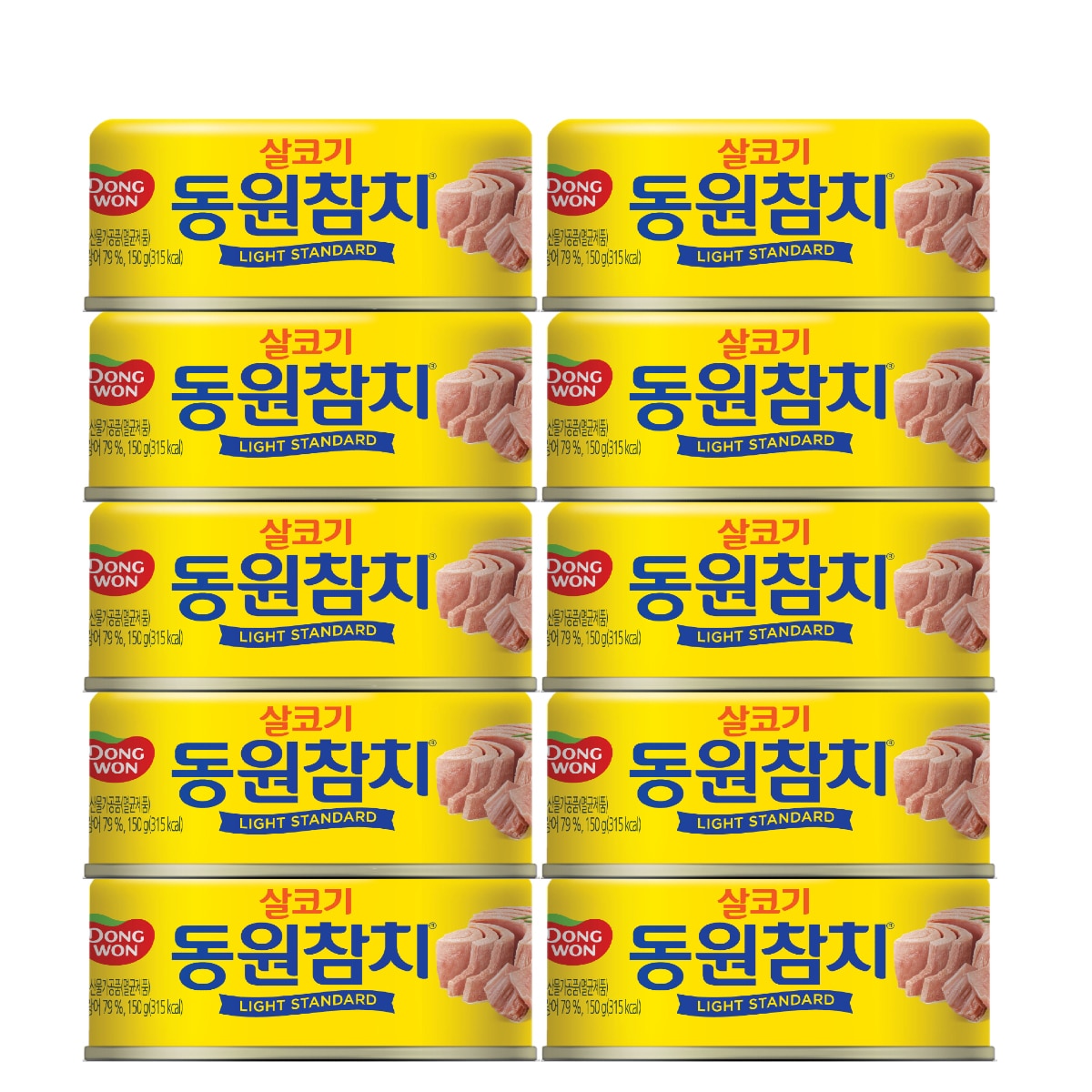 동원참치콤보팩(살코기+야채) 150g x 10