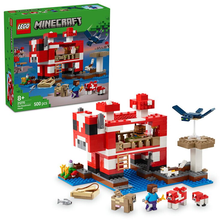 Lego Minecraft The Mooshroom House 680987