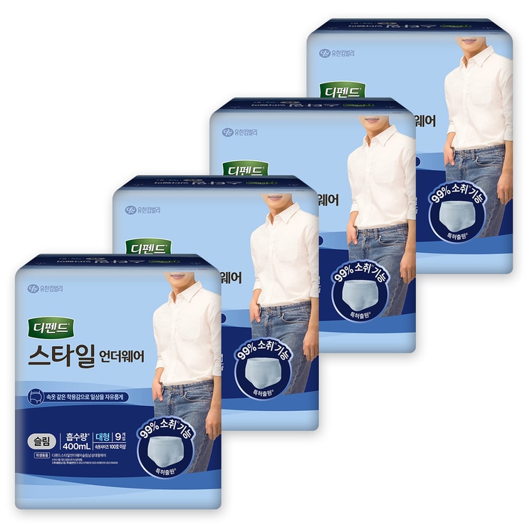 Depend Style Underwear Light Fit Large Man 9x4 672776