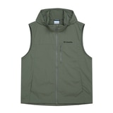 컬럼비아 남성 후드 베스트 - 카키