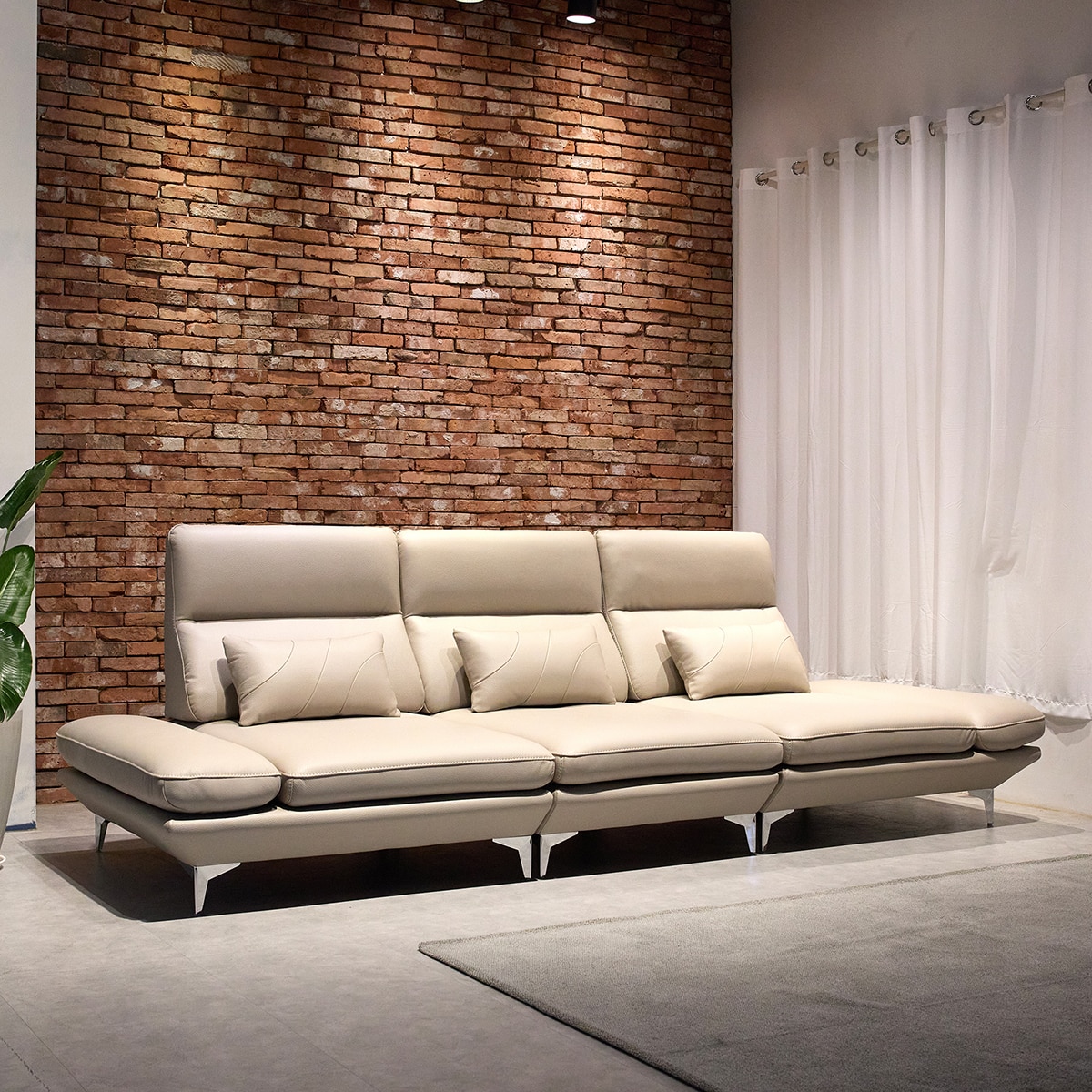 사트바 꼬모에디션 스윙쿠션 소파 4인