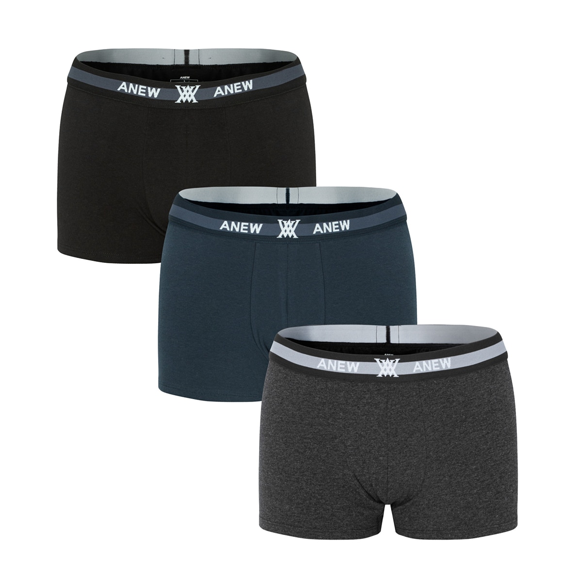 어뉴 남성 브리프 3매입 - 블랙/네이비/그레이, XXL 어뉴 남성 브리프 3매입 - 블랙/네이비/그레이, XXL