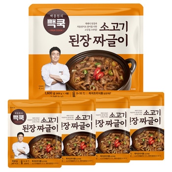 백종원소고기된장짜글이400g x 4