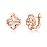 론드 에클레어 다이아몬드 귀걸이 - 핑크골드 론드 에클레어 다이아몬드 귀걸이 - 핑크골드