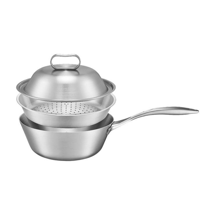쿠치나레 통 3중 스테인리스 웍 & 스티머 24cm 쿠치나레 통 3중 스테인리스 웍 & 스티머 24cm