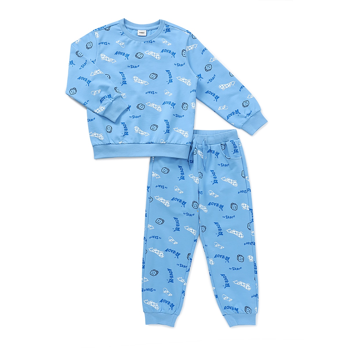 알로봇 키즈 상하의 세트 - 블루