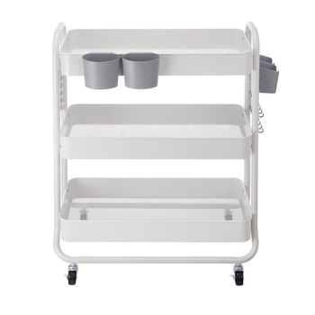 Edifice 다용도 3단 롤링 카트