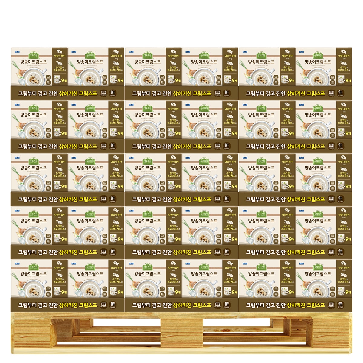 상하키친 양송이 크림 스프 150g x 9 x 288