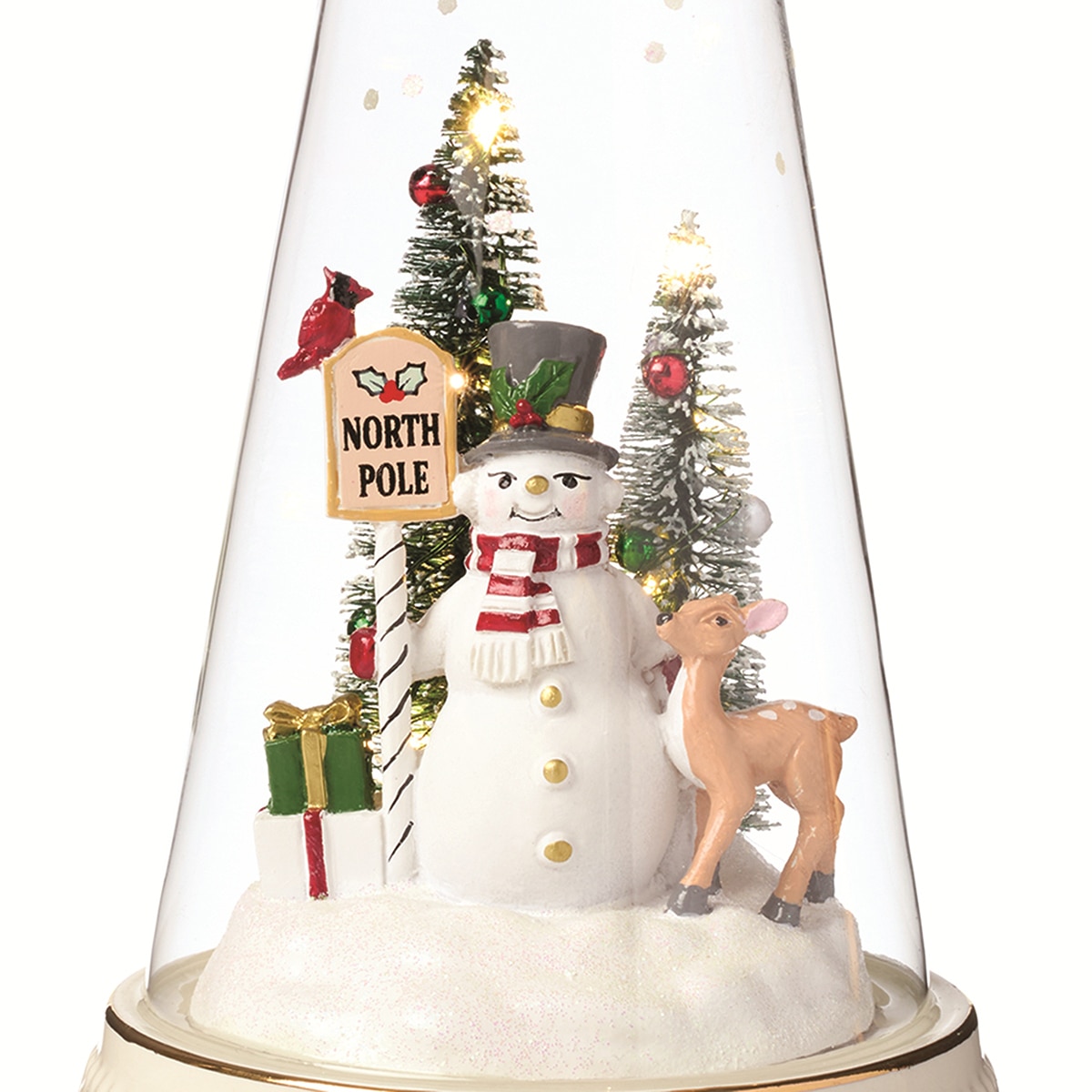 레녹스 메리 & 매직 크리스마스 글라스 장식 - 눈사람