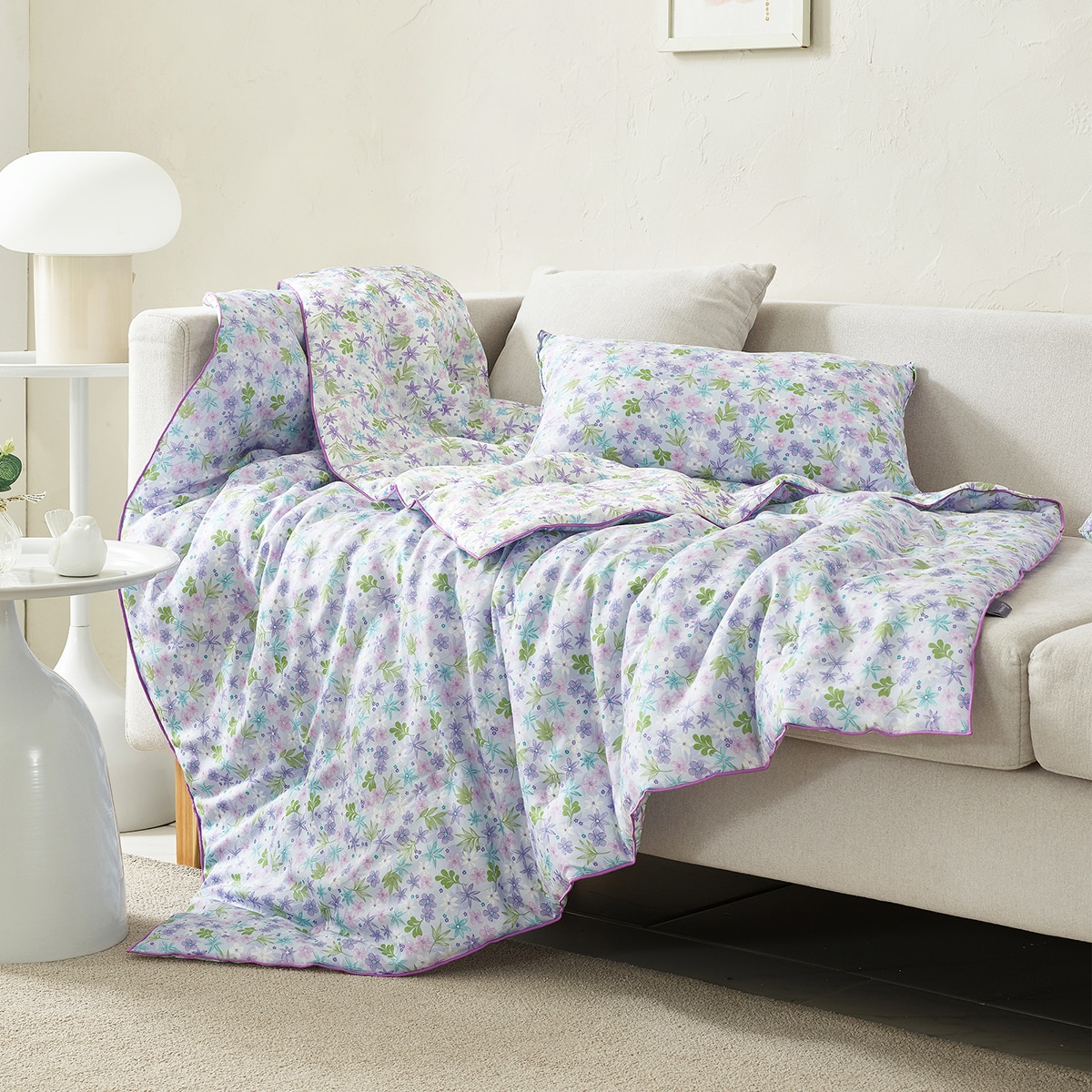 에이프릴앳홈 모달 인견 사계절 담요 120x150cm