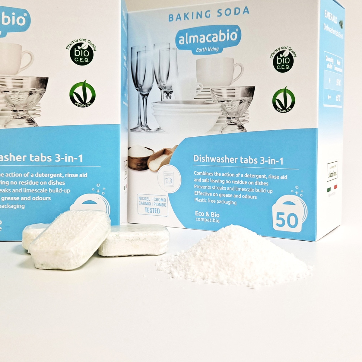 알마카비오 베이킹소다 식기세척기 세제타블렛 50ea x 2