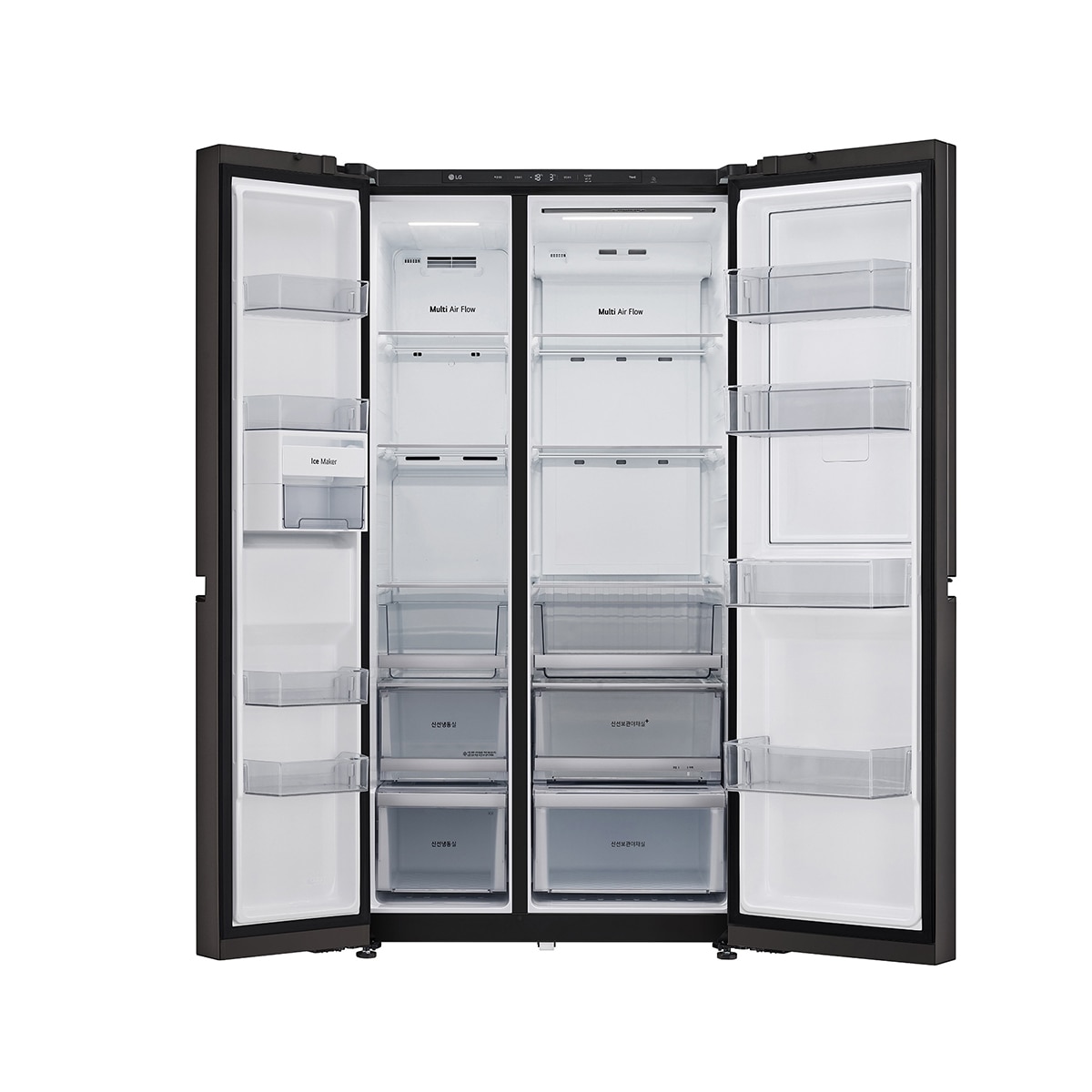 엘지 오브제 양문형 냉장고 832L - 글라스 베이지