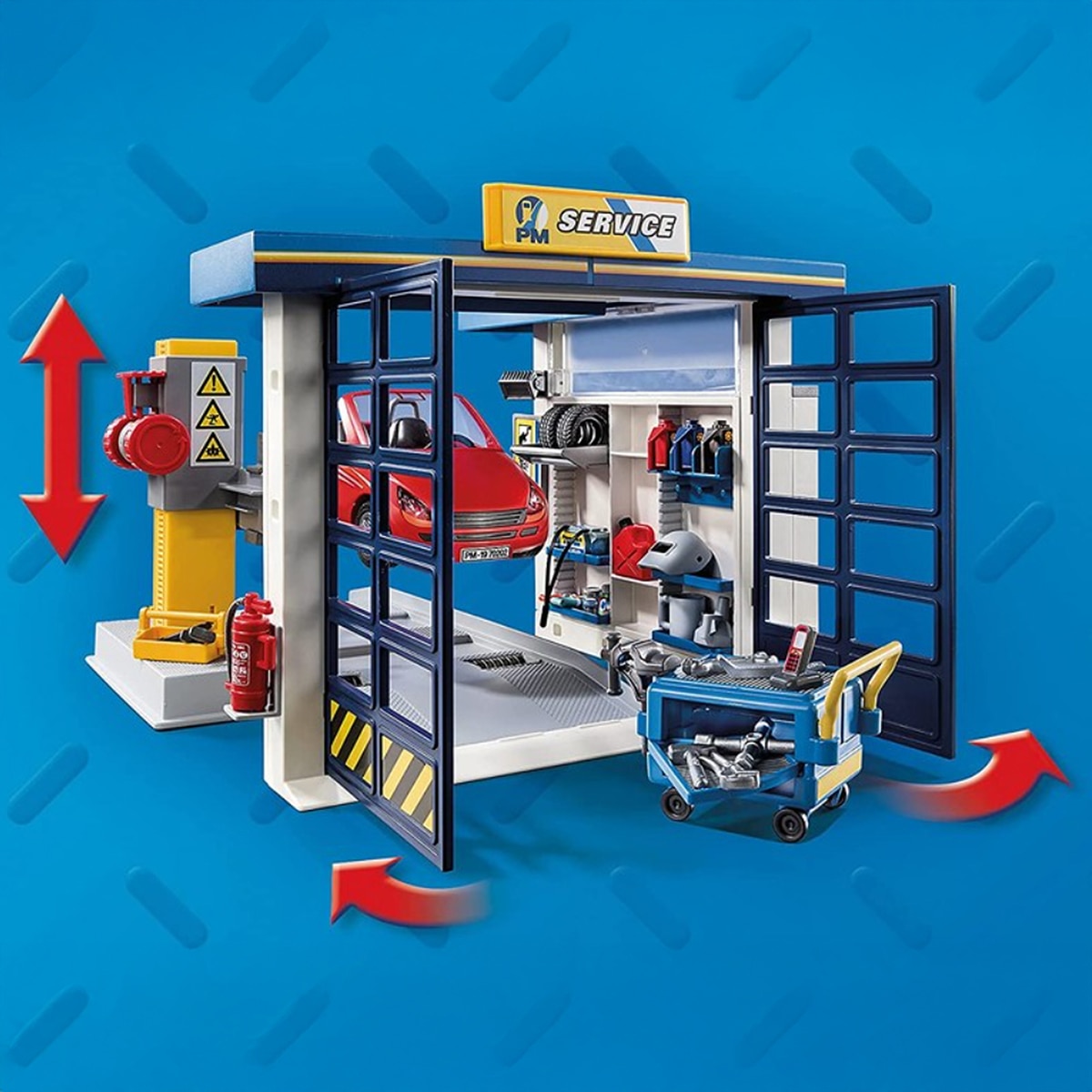 플레이모빌 시티 라이프 자동차 정비소 70202