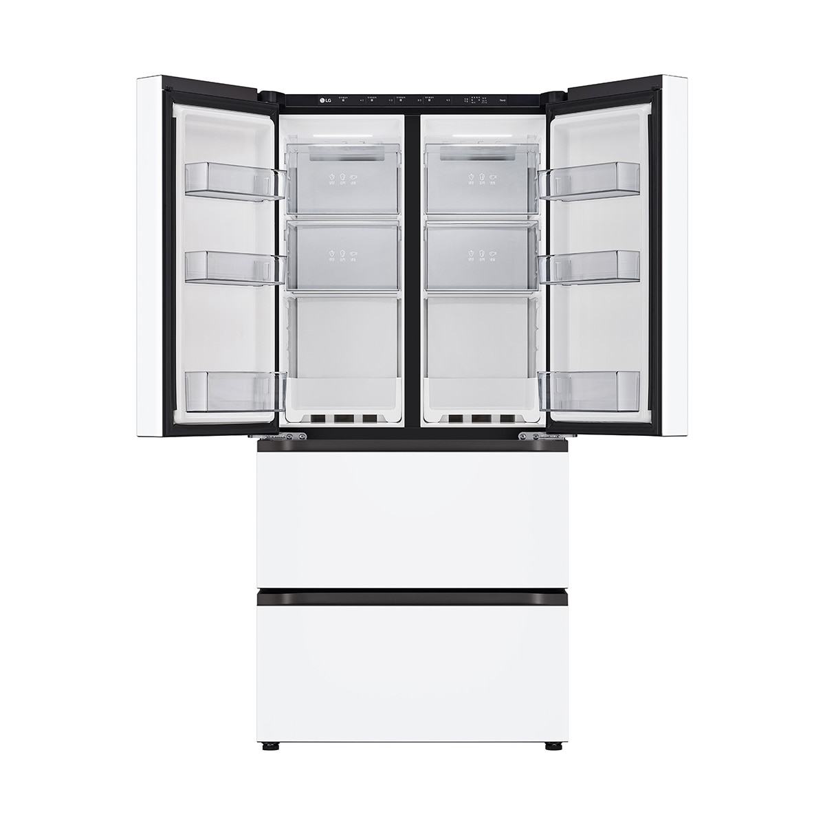 엘지 디오스 AI 오브제컬렉션 김치톡톡 491L -메탈 에센스화이트