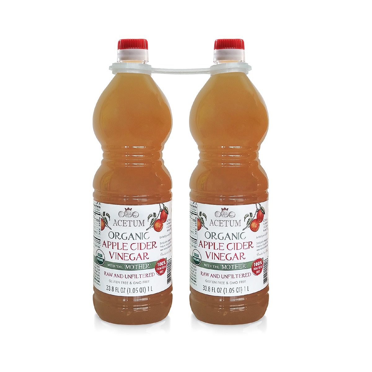 ACETUM 유기농 사과식초1L x 2