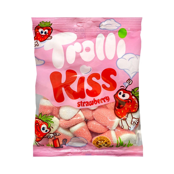 트롤리 젤리 4종 1,200g / 100g x 12 - 트롤리 젤리 4종 100g x 12 (키스 3, 퍼니벌스 3, 애플 3, 다이노 3)