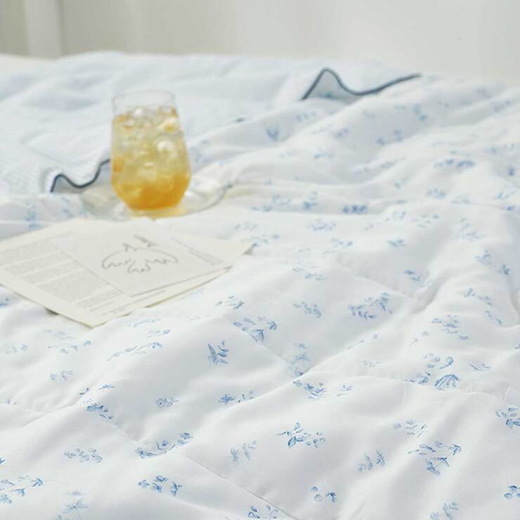 썸니아 모달 냉감 차렵 이불 - 싱글, 플로럴